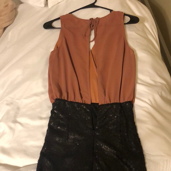 Romper (Top attaches to shiny shorts) Size Small - Picture 3 of 3